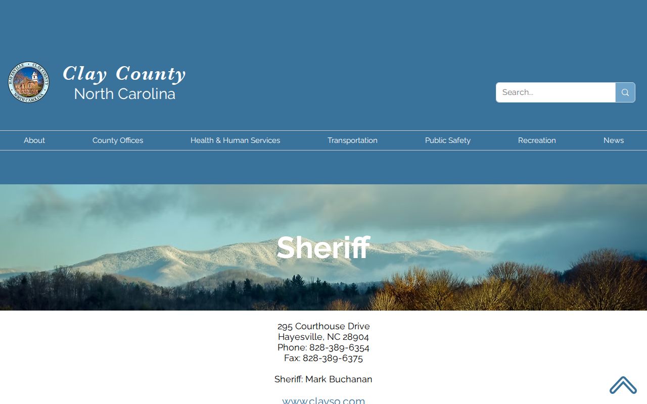 Clay County Sheriff official contact source for same-day arrest verification